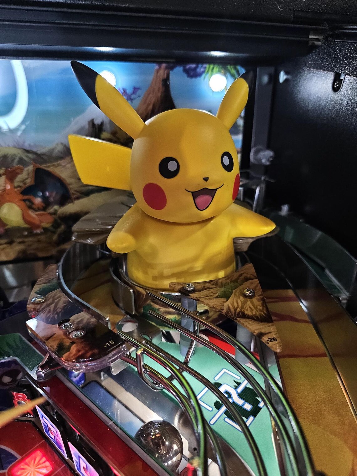 Animatronic Moving Pikachu Tail Mod for Stern Pokemon Pinball Machines ...