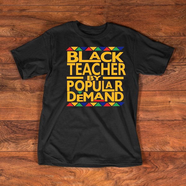 Black Teacher By Popular Demand SVG PNG Digital Download Instant Download