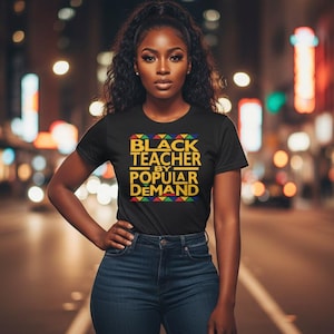 Black Teacher By Popular Demand SVG PNG Digital Download Instant Download