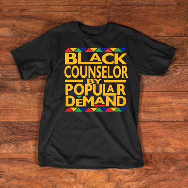 Black Counselor By Popular Demand SVG PNG Digital Download Instant Download