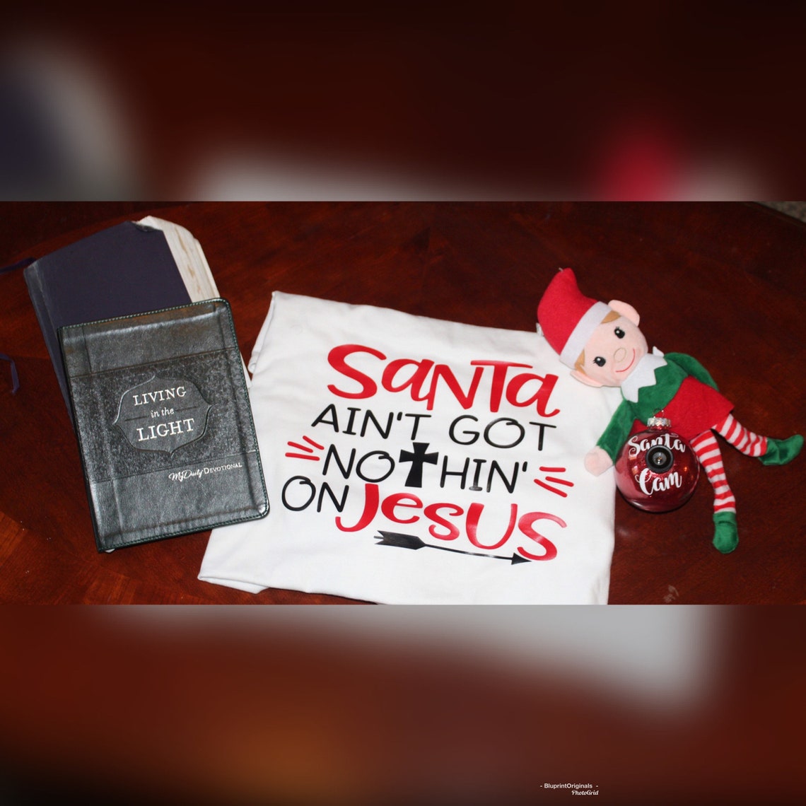 Santa Aint Got Nothing On Jesus Tee Etsy