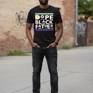 Dope Black Father Digital Download, Instant Download SVG png image 1