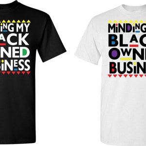 Minding My Black Owned Business SVG PNG Digital Download Instant