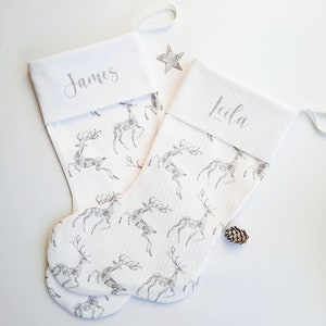 Luxury Personalised Reindeer Stocking