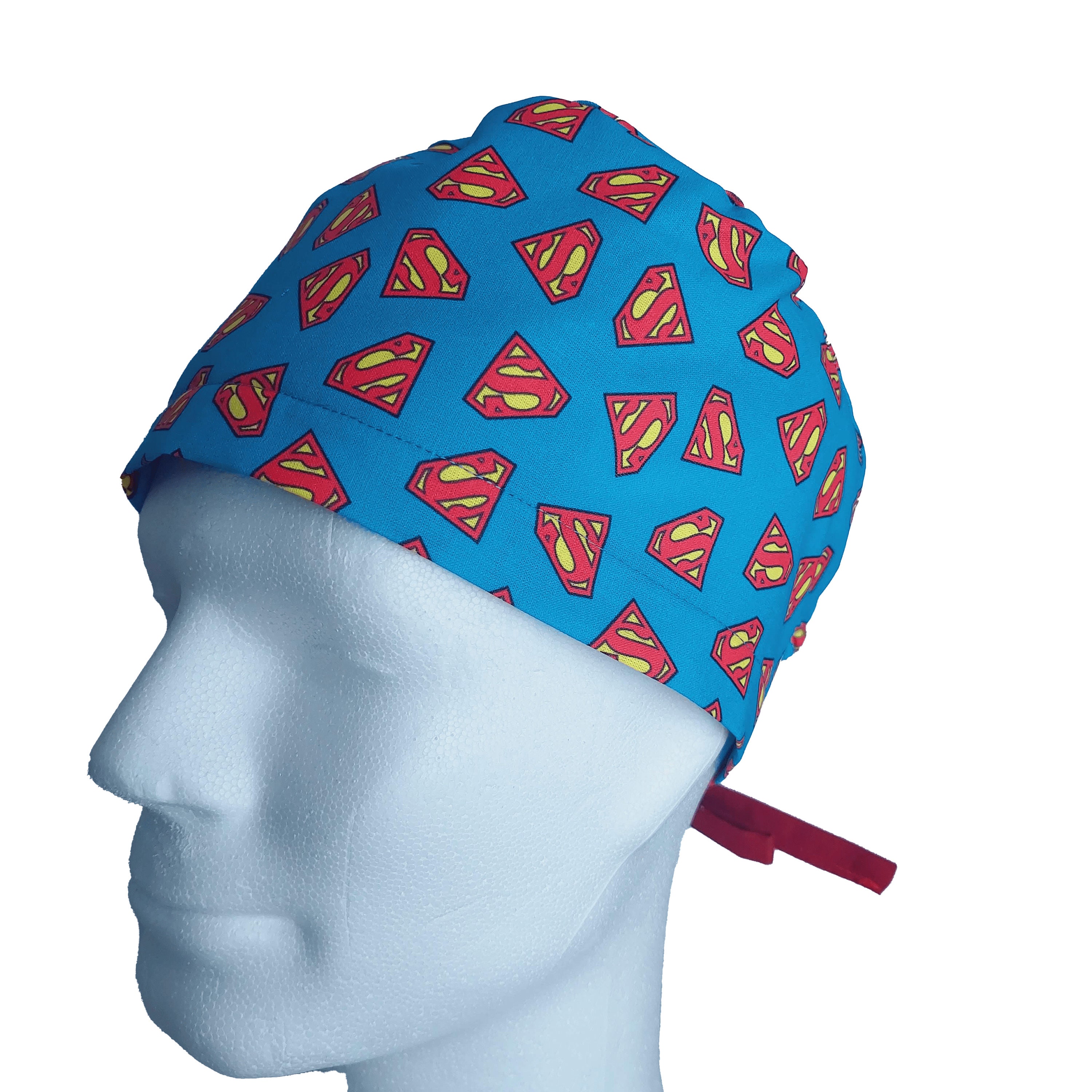 Superhero Scrub Cap Men's Surgeon Hat 