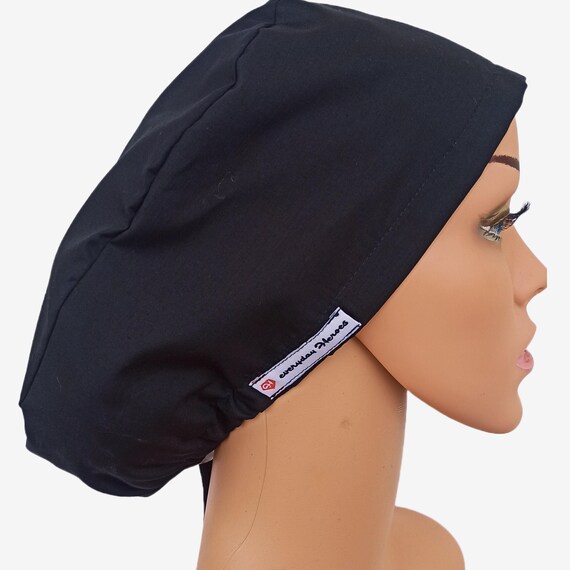 Custom Satin Lined Scrub Cap Surgery Euro Scrub Hats Surgeon Gift