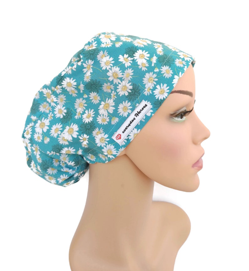 Flowers Scrub Caps For Women Euro Scrub Hat Surgical Cap Etsy