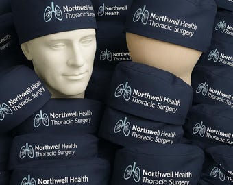 Gorros quirúrgicos con nombre y logotipo, regalo personalizado para médicos, cirujano ortopédico bordado, regalo para cirugía, obstetricia y ginecología, partera.
