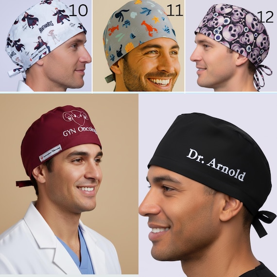 RCOG OBGYN Surgical Cap Tie-Back - View #9