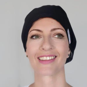 Solid Total Black Satin Lined Scrub Cap Custom Name Scrub Caps For Women Nurse Euro Surgical Cap Adjustable Scrub Hats Gift For Doctor.