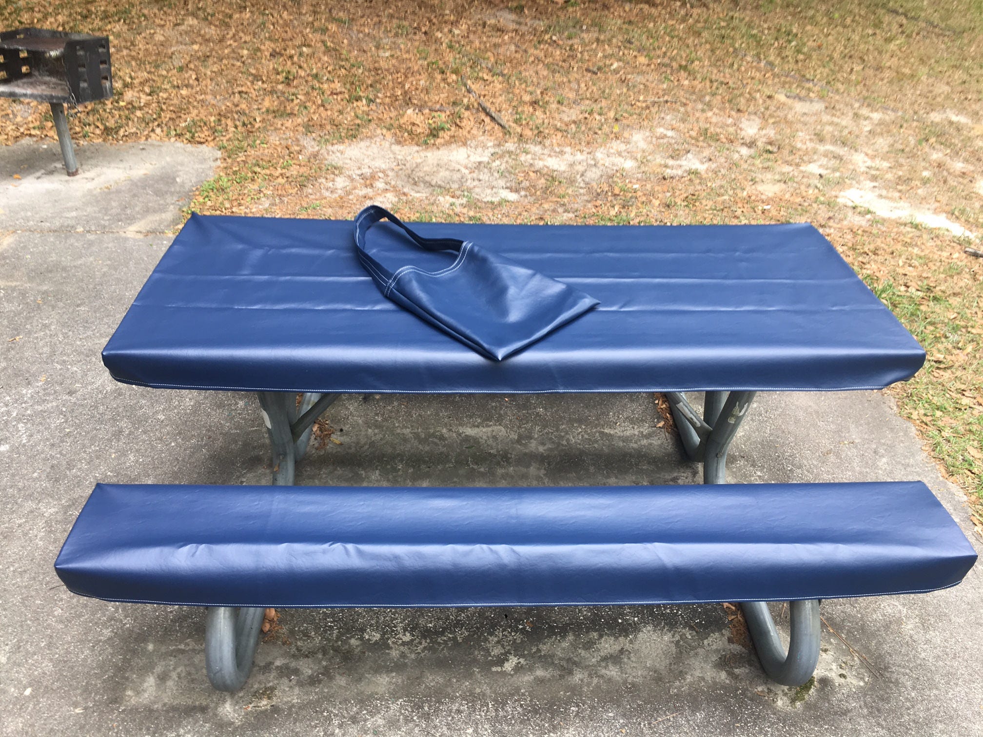 Table Glove Fitted Marine Grade Vinyl Picnic Tablecloth Sets | Etsy