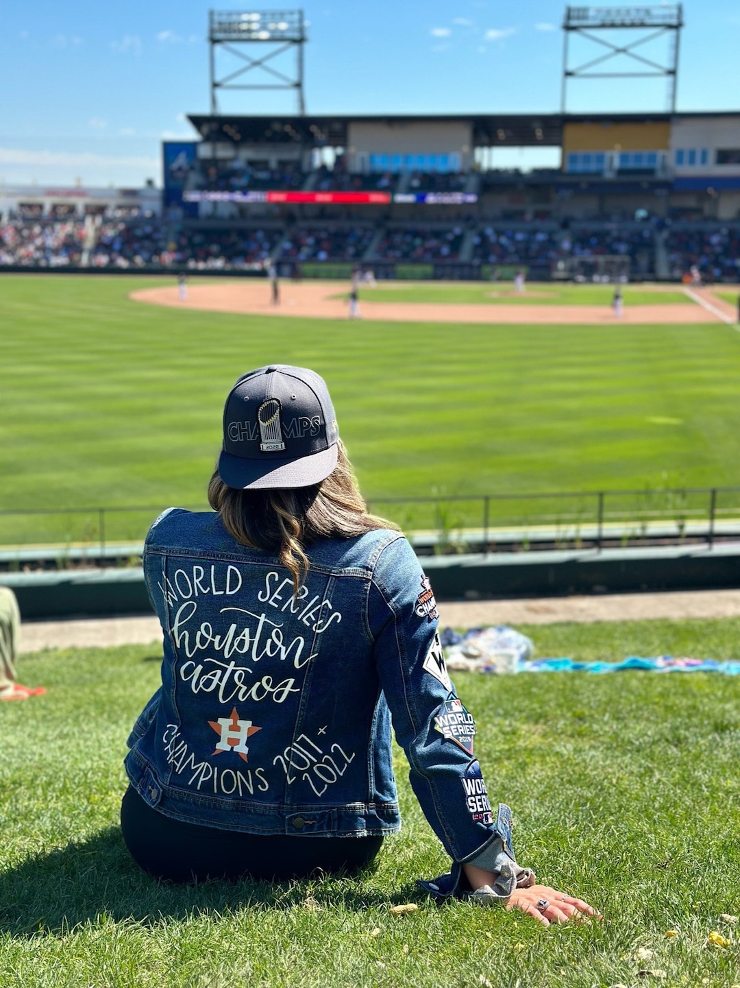 Astros Jean Jacket Custom Astros Custom Astros Jacket 