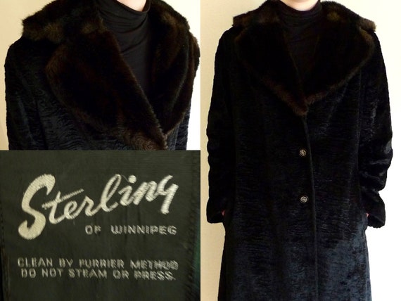 CLASSiC ViNTAGE Faux Fur SWAKARA & MiNK Collar Lo… - image 1