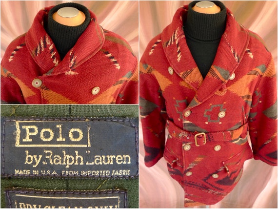 rrl indian blanket jacket