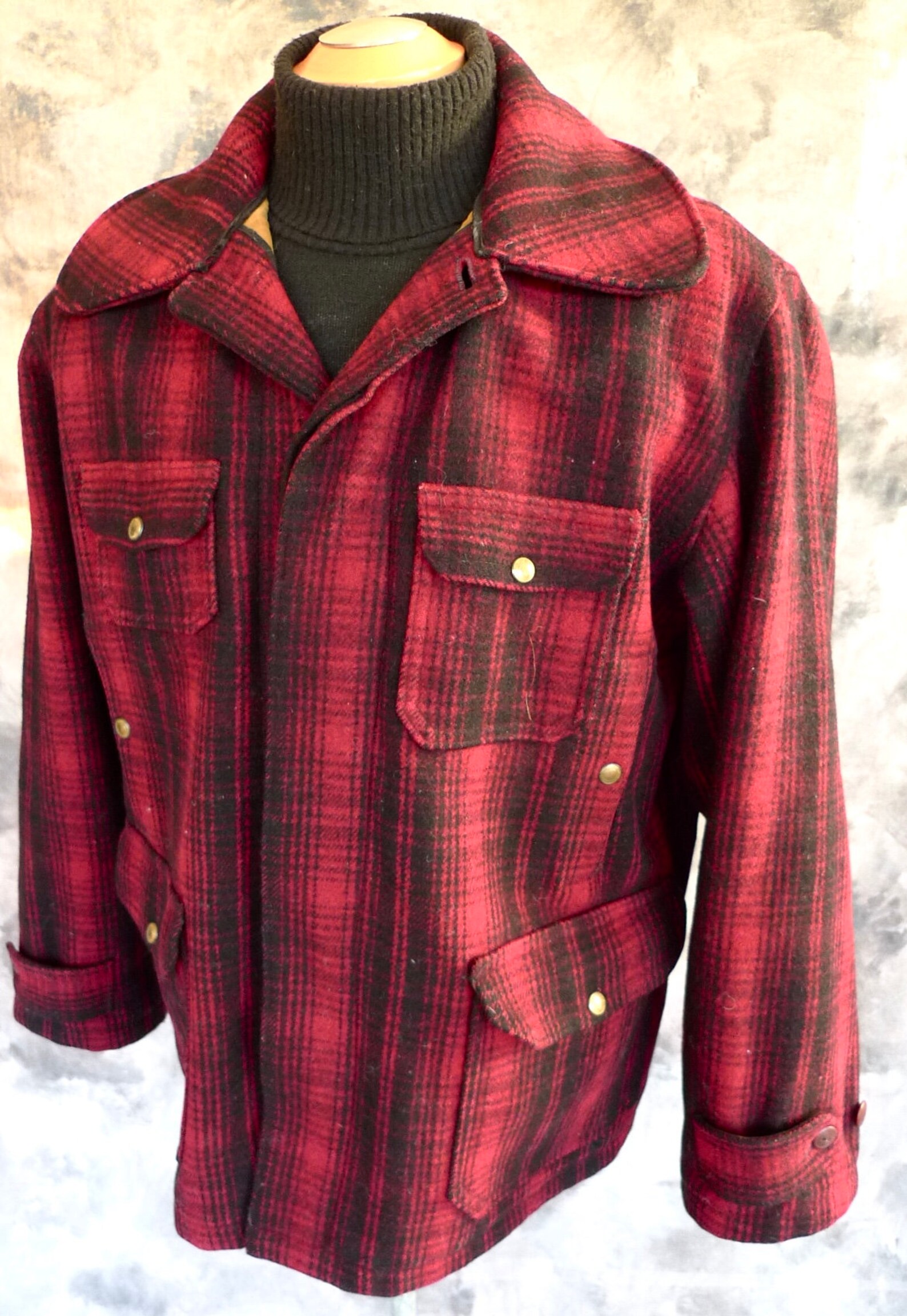 Mens Woolrich Hunting Jacket R A R E Size 46 Vintage WOOLRiCH | Etsy