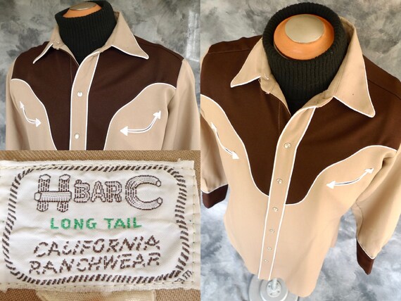 CLASSiC Vintage H BAR C California RANCHWEAR WEStE