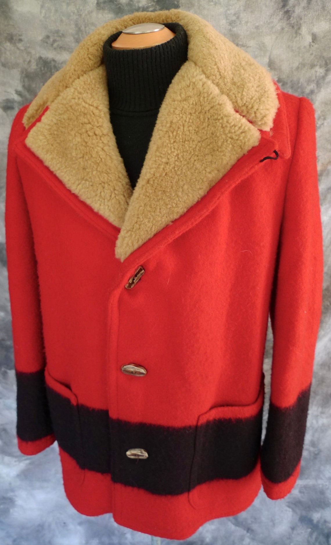 Men's HUDSON Bay Wool Coat X Marlboro MAN RARE Limited Etsy