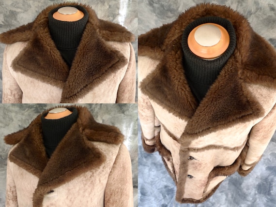 classic mens shearling coat