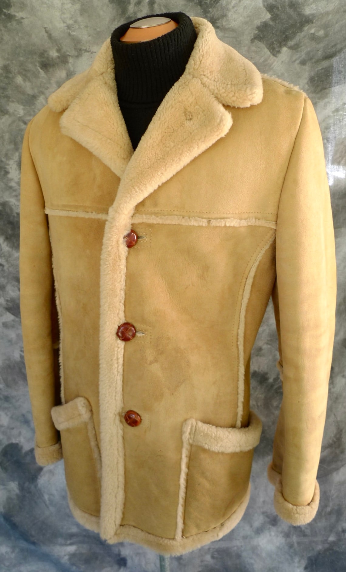SUPERB QUALiTY SAWYER of Napa SHEEPSKiN Shearling MARLBoRo Man Etsy