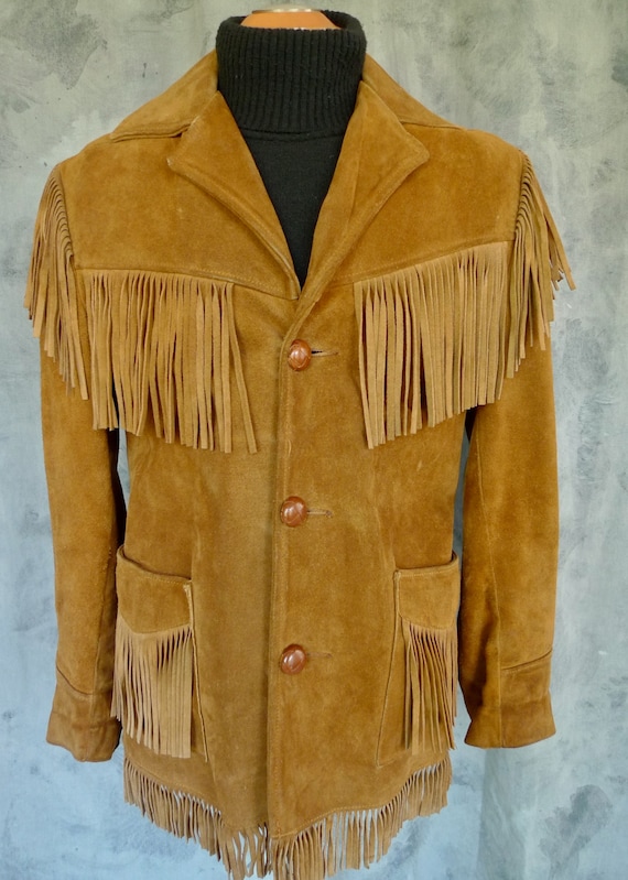 Vintage SCHOTT RANCHER Western Fringe Leather BiK… - image 2