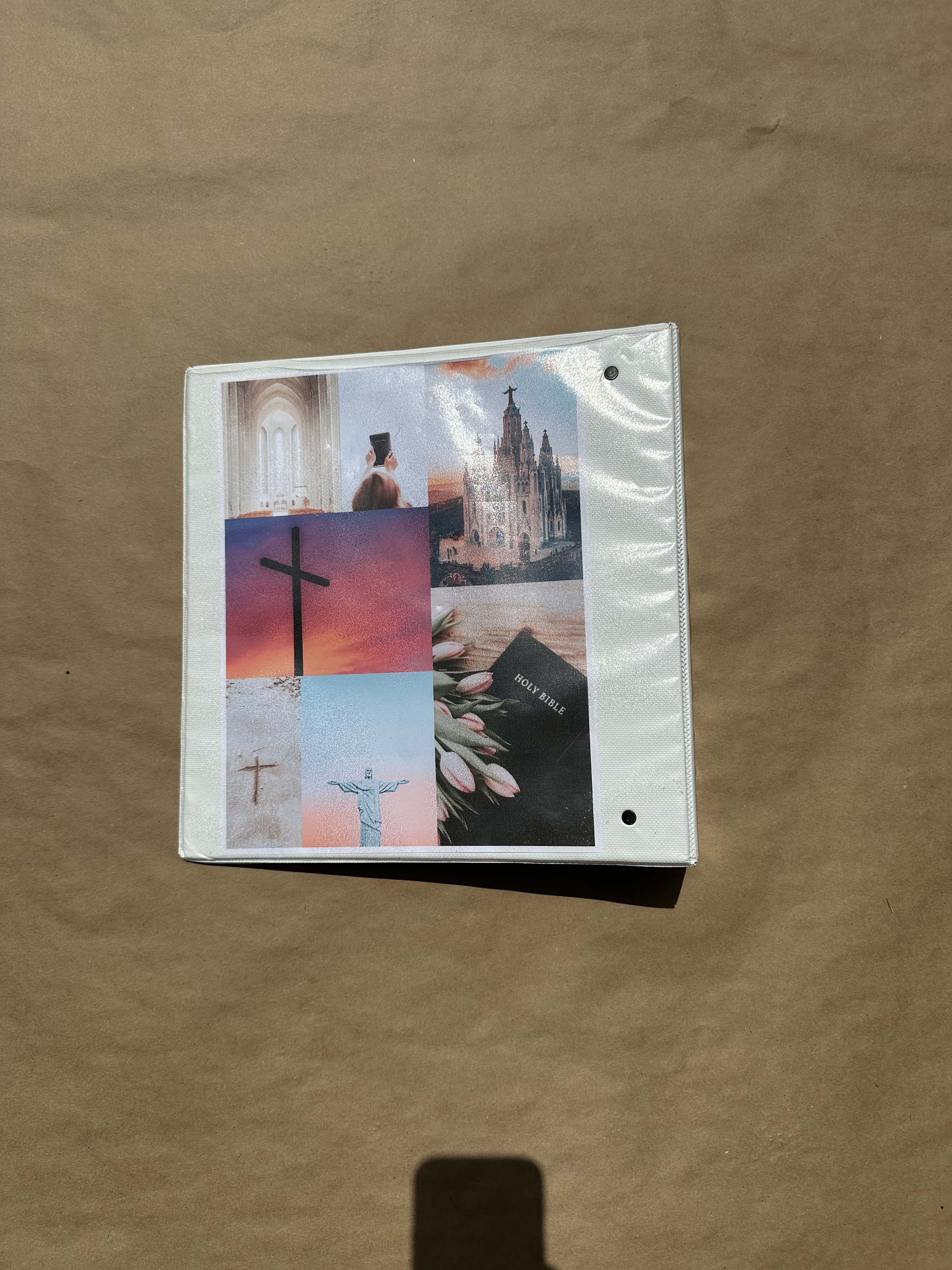 Bible Collage Binder Cover | Aesthetic School Supplies - Etsy