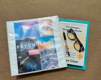 Psychology Collage Binder Cover | Aesthetic School Supplies