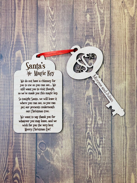 Personalized Santas Magic Key 