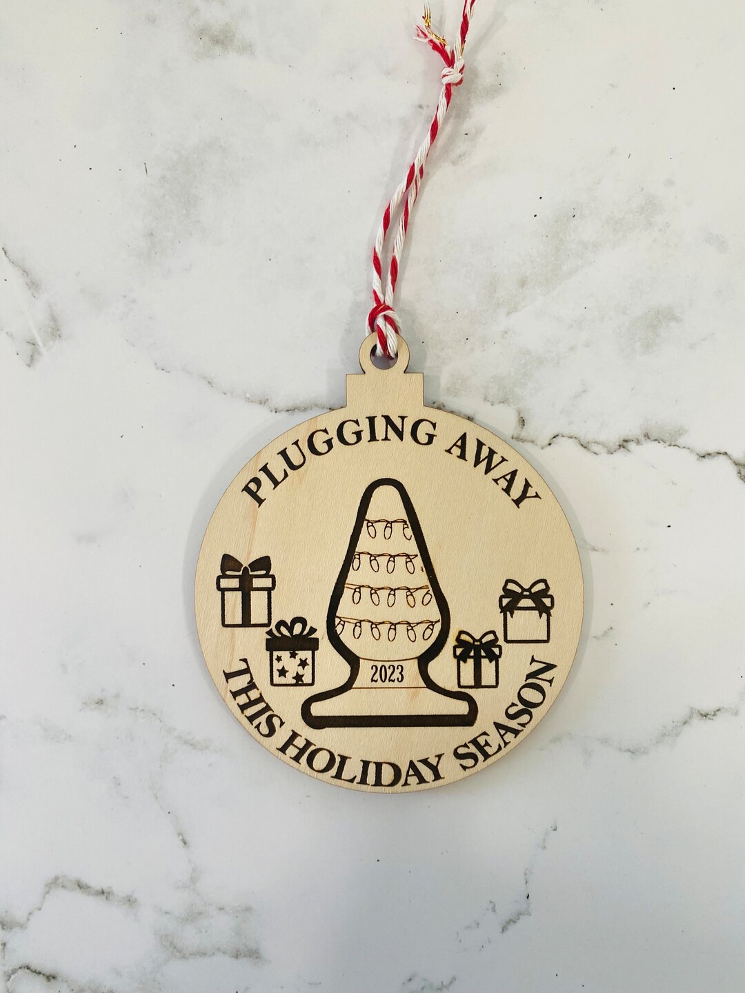 Inappropriate Ornament, Funny Gift, Gag Gift Etsy