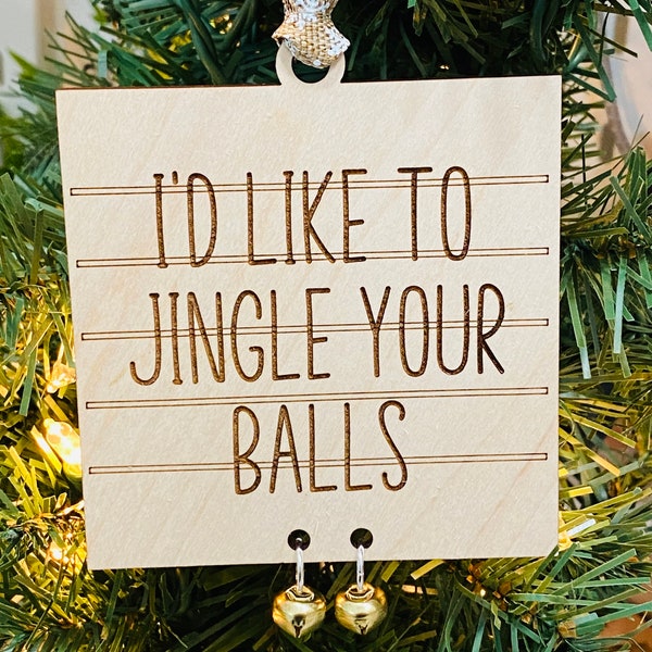 Jingle Balls Gag Etsy