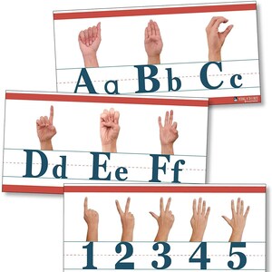 American Sign Language ABC and counting to 10 - Young N&#39; Refined