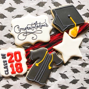 Graduation Cookie Set, Grad celebration, Congratulations, customizable cookies, party ideas, college or high school graduation, grad gift