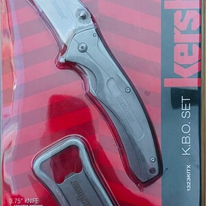 Conjunto Kershaw K.B.O. / Equipo de bushcraft / Equipo de acampada / Equipo de senderismo / Personalizado imagen 9