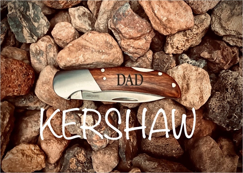 Custom Engraved Kershaw Knife Kershaw Baseman Bushcraft Etsy