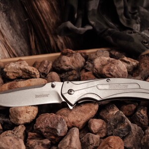 Conjunto Kershaw K.B.O. / Equipo de bushcraft / Equipo de acampada / Equipo de senderismo / Personalizado imagen 5