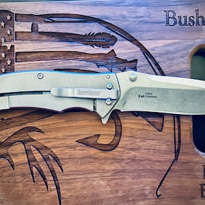 Conjunto Kershaw K.B.O. / Equipo de bushcraft / Equipo de acampada / Equipo de senderismo / Personalizado imagen 8