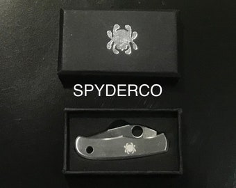 SPYDERCO / Equipo de bushcraft / Equipo de acampada / Equipo de senderismo / Personalizado