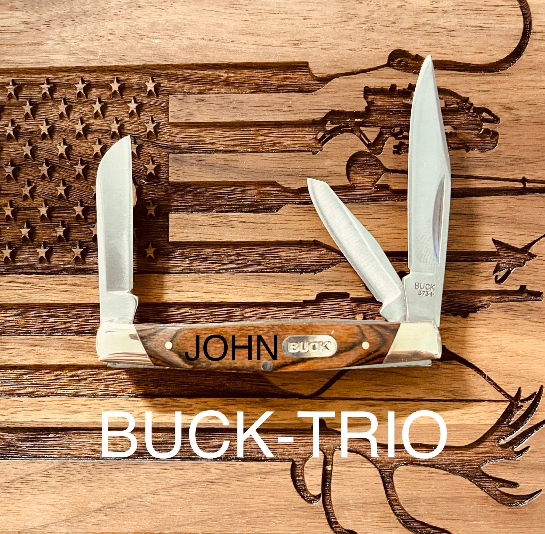 Buck Trio Bushcraft Gear Camping Gear Hiking Gear Personalized