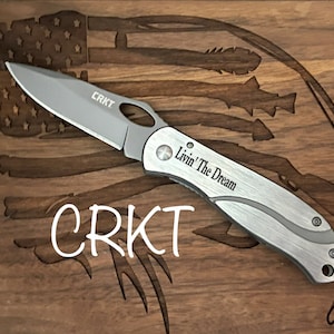 Engraved | CRKT | Bushcraft | Camping | Hiking | Personalized