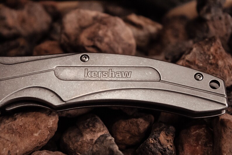 Conjunto Kershaw K.B.O. / Equipo de bushcraft / Equipo de acampada / Equipo de senderismo / Personalizado imagen 6