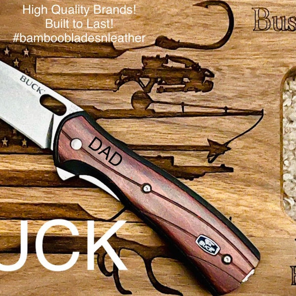Custom Engraved | Customized Knife | BUCK | BUCK Vantage | Bushcraft Gear | Camping Gear | Hunting Gear | Custom Engraved