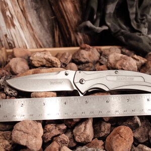 Conjunto Kershaw K.B.O. / Equipo de bushcraft / Equipo de acampada / Equipo de senderismo / Personalizado imagen 7