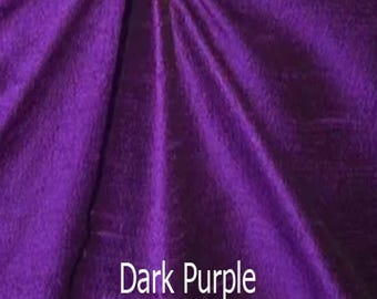 Handloom Dupioni Fabric: Raw Silk Blend, Bridal Dress Fabric By The Yard