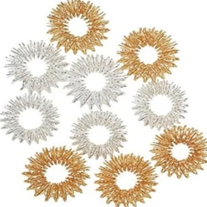 Copper Acupressure Finger Rings: Chinese Medicine Massage Sold By Pieces