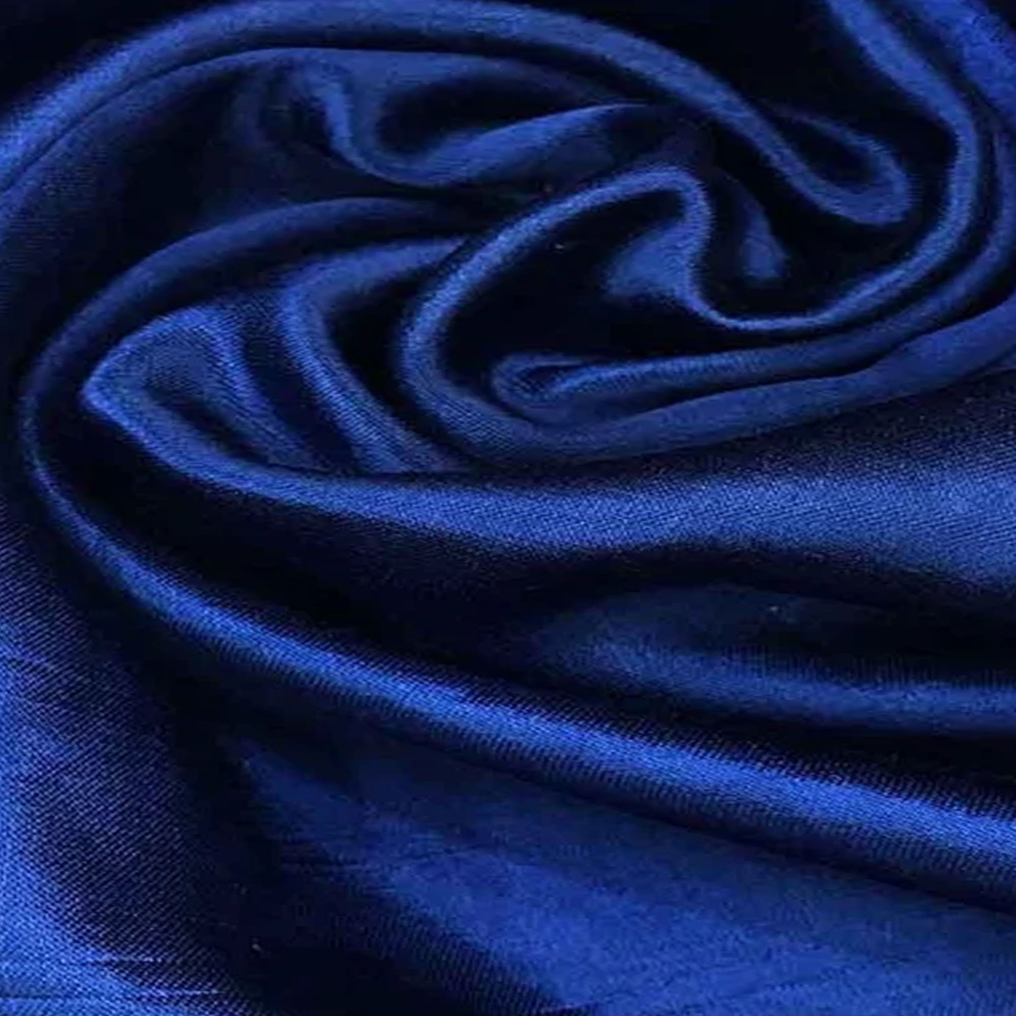 Royal Blue Dupioni Silk Fabric, Plain Dupioni Raw Silk Fabric, Dupioni Silk Fabric For Bridal Dresses By The 1 Yards/Meter