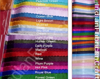 Tela de seda dupioni: más de 44 colores, ideal para confección de vestidos de novia, 112 cm de ancho.