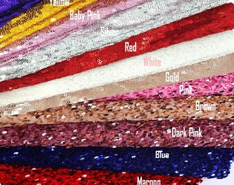 Sequin Polyester Fabric: Party, Wedding, & Home Decor - 44" Wide