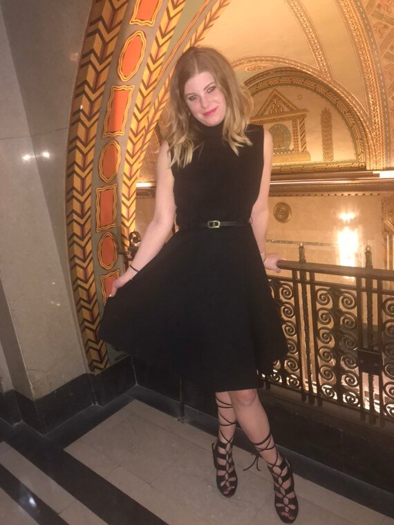 60s turtleneck dress