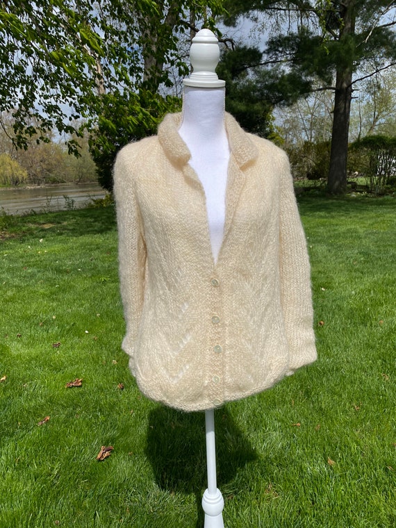 Wool Mohair Cardigan, Hudson’s Detroit Sweater, 50