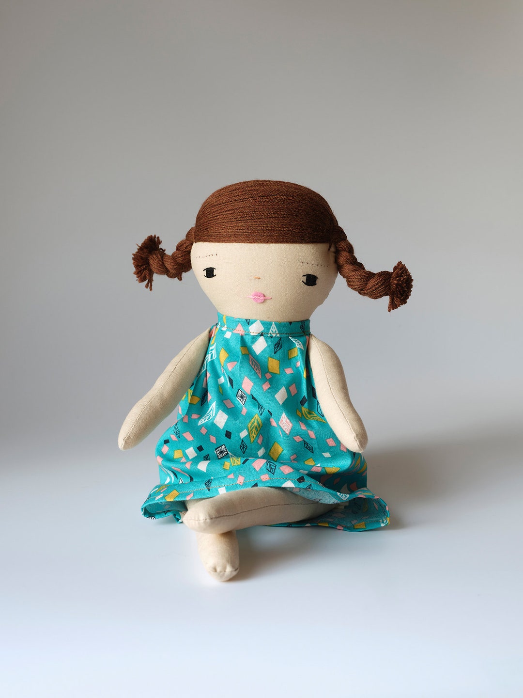 LOLA Natural, Handmade Rag Doll, Rag Doll, Doll, Cloth Doll, Fabric ...