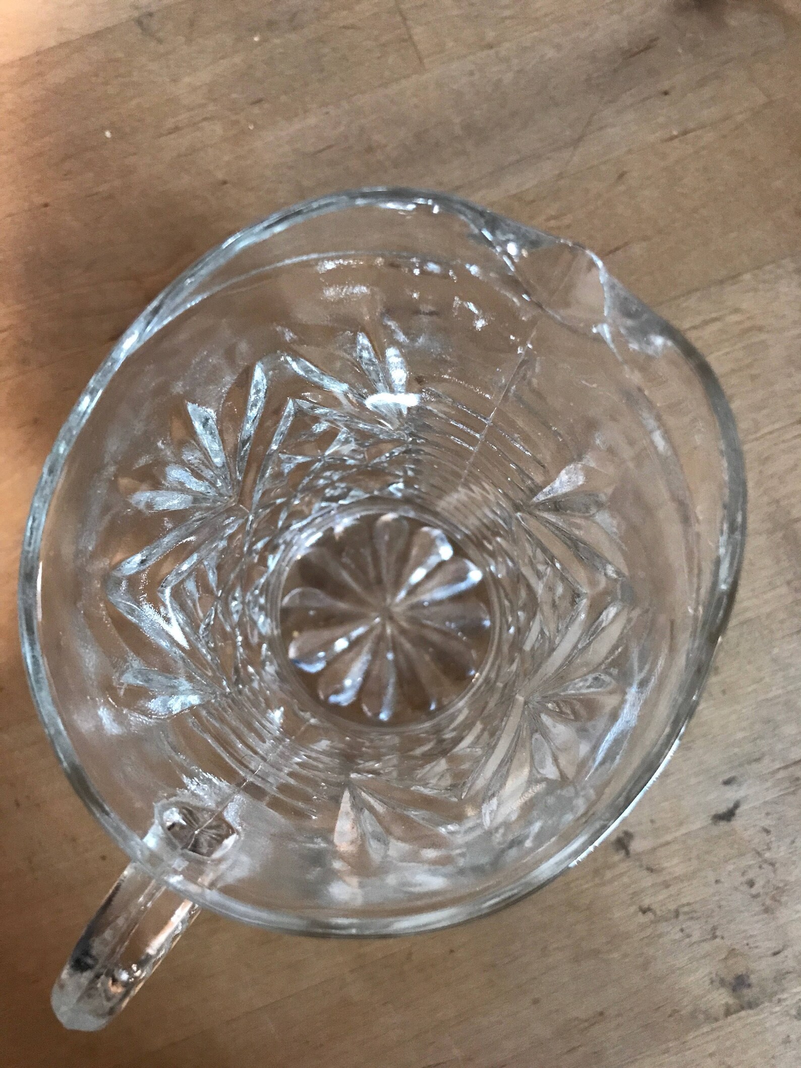 Vintage Crystal Pitcher Etsy